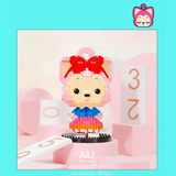 BALODY Ali the Fox Princess Peach Micro-Diamond Particle Building Block Set-One Quarter