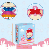 BALODY Ali the Fox Princess Peach Micro-Diamond Particle Building Block Set-One Quarter