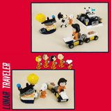 LiNooS Peanuts® Snoopy Lunar Traveler Observatory Building Block Set-One Quarter