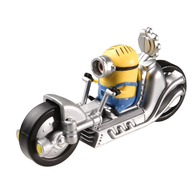 Despicable Me Minions Stuart with 2-Wheel Dragster 1:43 Die-Cast