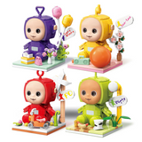 TOPTOY Teletubbies™ Tinky Winky Building Block Set-One Quarter