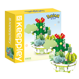 keeppley Pokémon Succulent Plants Bulbasaur Cactus Building Block Set-One Quarter