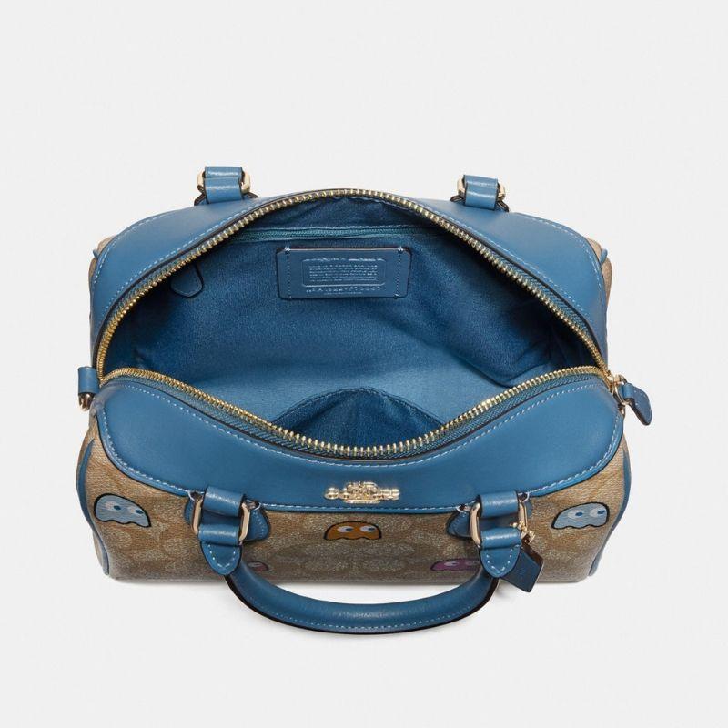 Coach mini bennett store satchel in signature
