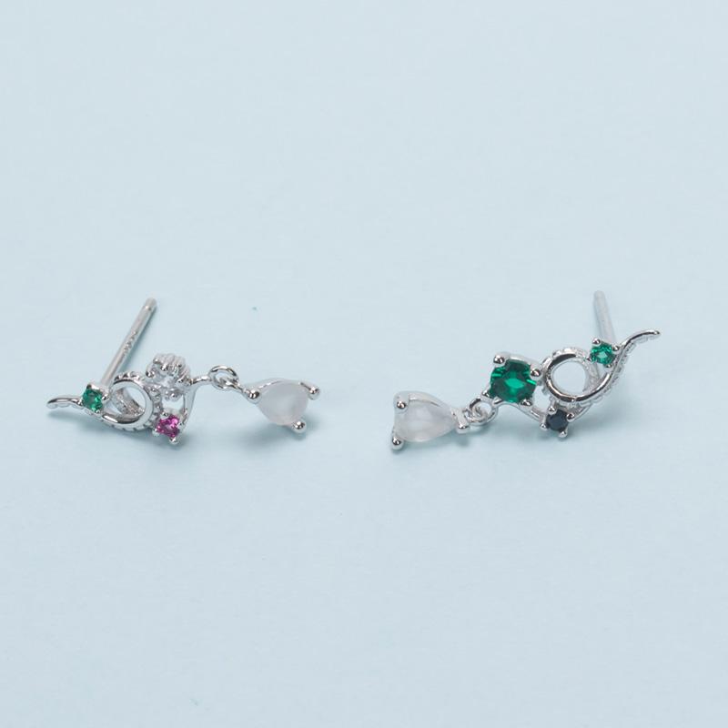 Harry potter slytherin earrings top