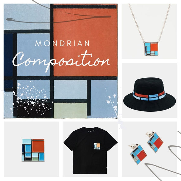 Mondrian Composition - One Quarter