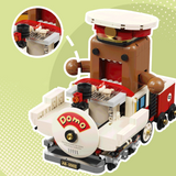 AREA-X Domo-Kun Steam Train Building Block Set