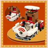 AREA-X Domo-Kun Steam Train Building Block Set-One Quarter