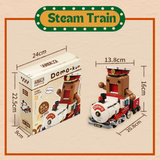AREA-X Domo-Kun Steam Train Building Block Set-One Quarter