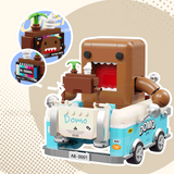 AREA-X Domo-Kun Vintage Car Building Block Set-One Quarter