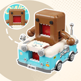 Domo-Kun Vintage Car Building Block Set