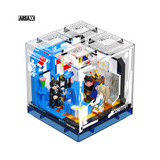 AREA-X Inspiration from Art Piet Mondrian's Neoplasticism Building Block Set-One Quarter