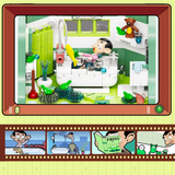 AREA-X Mr. Bean Bathroom Building Block Set-One Quarter