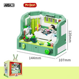 AREA-X Mr. Bean Bathroom Building Block Set-One Quarter