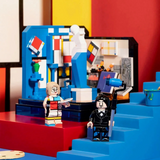 AREA-X Inspiration from Art Piet Mondrian's Neoplasticism Building Block Set-One Quarter