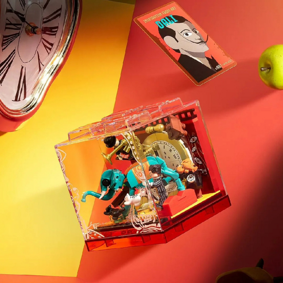 AREA-X Inspiration from Art Salvador Dalí's Surrealism Building Block Set-One Quarter
