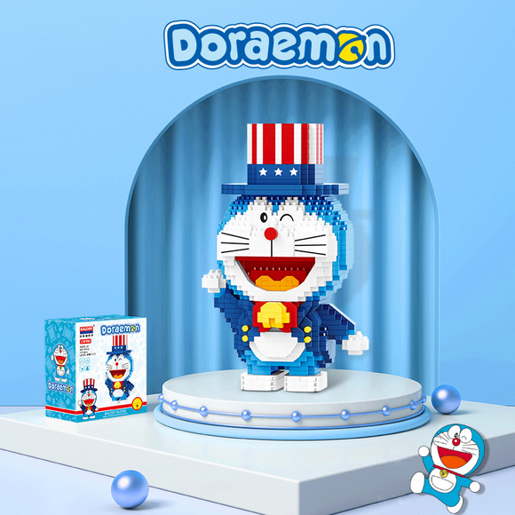 BALODY Doraemon American Micro-Diamond Particle Building Block Set-One Quarter