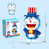 BALODY Doraemon American Micro-Diamond Particle Building Block Set-One Quarter