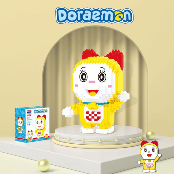 BALODY Doraemon Dorami Micro-Diamond Particle Building Block Set-One Quarter