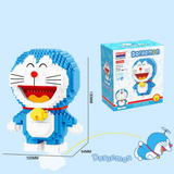 BALODY Doraemon Standing Pose Micro-Diamond Particle Building Block Set-One Quarter