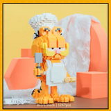 BALODY Garfield Chef Micro-Diamond Particle Building Block Set-One Quarter