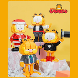 BALODY Garfield Kung Fu Master Micro-Diamond Particle Building Block Set-One Quarter