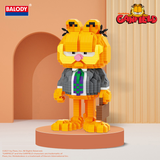 BALODY Garfield Office Worker Micro-Diamond Particle Building Block Set-One Quarter