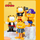 BALODY Garfield Office Worker Micro-Diamond Particle Building Block Set-One Quarter