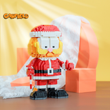BALODY Garfield Santa Claus Micro-Diamond Particle Building Block Set-One Quarter