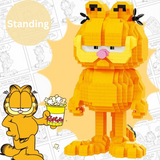 BALODY Garfield Standing Pose Micro-Diamond Particle Building Block Set-One Quarter