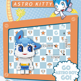 BALODY Go Astro Boy Go Astro Kitty Micro-Diamond Particle Building Block Set-One Quarter