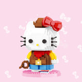 BALODY Sanrio Hello Kitty Cowgirl Micro-Diamond Particle Building Block Set-One Quarter