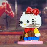 BALODY Sanrio Hello Kitty Cowgirl Micro-Diamond Particle Building Block Set-One Quarter