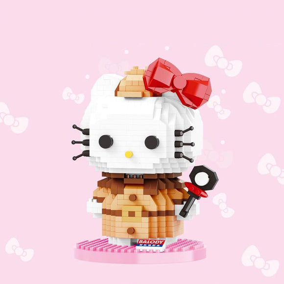 BALODY Sanrio Hello Kitty Detective Micro-Diamond Particle Building Block Set-One Quarter