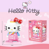 Sanrio Hello Kitty Flight Attendant Micro-Diamond Particle Building Block Set