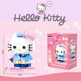 BALODY Sanrio Hello Kitty Traffic Officer Micro-Diamond Particle Building Block Set-One Quarter