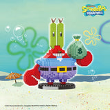 BALODY SpongeBob SquarePants Mr. Krabs Micro-Diamond Particle Building Block Set-One Quarter
