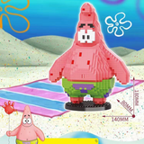 BALODY SpongeBob SquarePants Patrick Standing Pose Micro-Diamond Particle Building Block Set-One Quarter