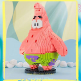 BALODY SpongeBob SquarePants Patrick Standing Pose Micro-Diamond Particle Building Block Set-One Quarter