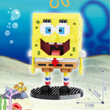 BALODY SpongeBob SquarePants Standing Pose Micro-Diamond Particle Building Block Set-One Quarter