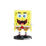 BALODY SpongeBob SquarePants Standing Pose Micro-Diamond Particle Building Block Set-One Quarter