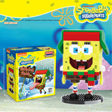 BALODY SpongeBob SquarePants Winter Style Micro-Diamond Particle Building Block Set-One Quarter