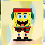 BALODY SpongeBob SquarePants Winter Style Micro-Diamond Particle Building Block Set-One Quarter