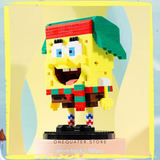 BALODY SpongeBob SquarePants Winter Style Micro-Diamond Particle Building Block Set-One Quarter