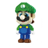 BALODY Super Mario Luigi Micro-Diamond Particle Building Block Set-One Quarter