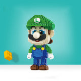 BALODY Super Mario Luigi Micro-Diamond Particle Building Block Set-One Quarter