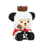 BALODY Teddy Bear Dressed as Panda Micro-Diamond Particle Building Block Set-One Quarter