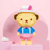 BALODY Teddy Bear Lady Angel Micro-Diamond Particle Building Block Set-One Quarter
