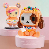 BALODY Tokidoki Donutella™ and Her Sweet Friends Donutino Micro-Diamond Particle Building Block Set-One Quarter