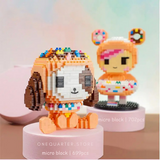 BALODY Tokidoki Donutella™ and Her Sweet Friends Donutino Micro-Diamond Particle Building Block Set-One Quarter