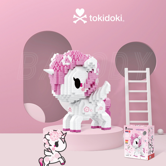 BALODY Tokidoki Unicornos™ Hanako Micro-Diamond Particle Building Block Set-One Quarter